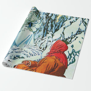 Papier Cadeau "Ded Moroz" ou "Père Frost" par Ivan Bilibin