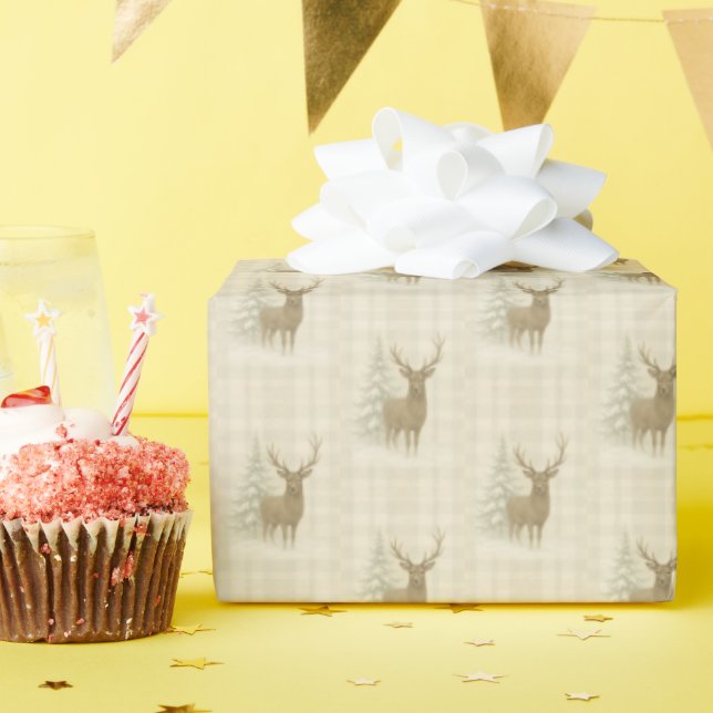 Papier Cadeau Deer Wrapping Paper (Fête d'anniversaire)