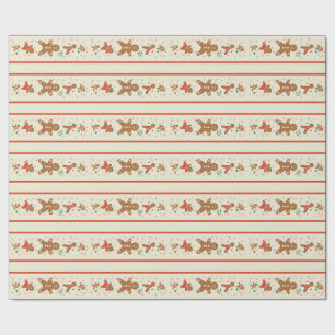Papier Cadeau Défilé de pain d'épices de Vickie-Cream