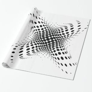 Papier Cadeau Demi-tonalité Abstraite Cercle X Thunder_Cove