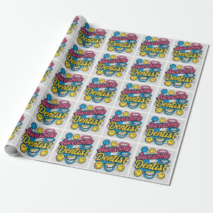 Papier Cadeau Dentiste génial merci