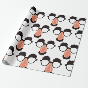 Papier Cadeau Des lunettes amusantes