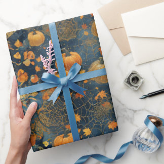 Papier Cadeau Des rêves de Citrouille mystique envelopper du pap
