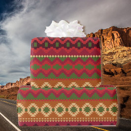 Papier Cadeau Desert Southwest Motif Cadeau d'anniversaire pour 