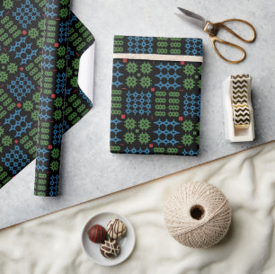 Papier Cadeau Design de tapisserie galloise