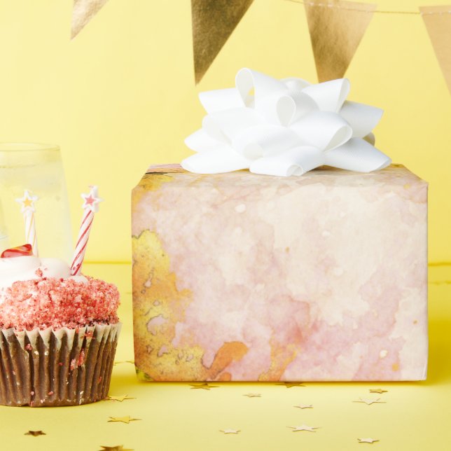 Papier Cadeau Design triangulaire en diamant marbré (Fête d'anniversaire)