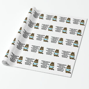 Papier Cadeau Désolé Sally, 6 semaines supplémentaires d'hiver