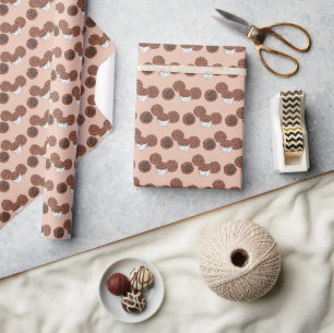 Papier Cadeau Dessert de Brigadeiros brésilien de truffes de cho