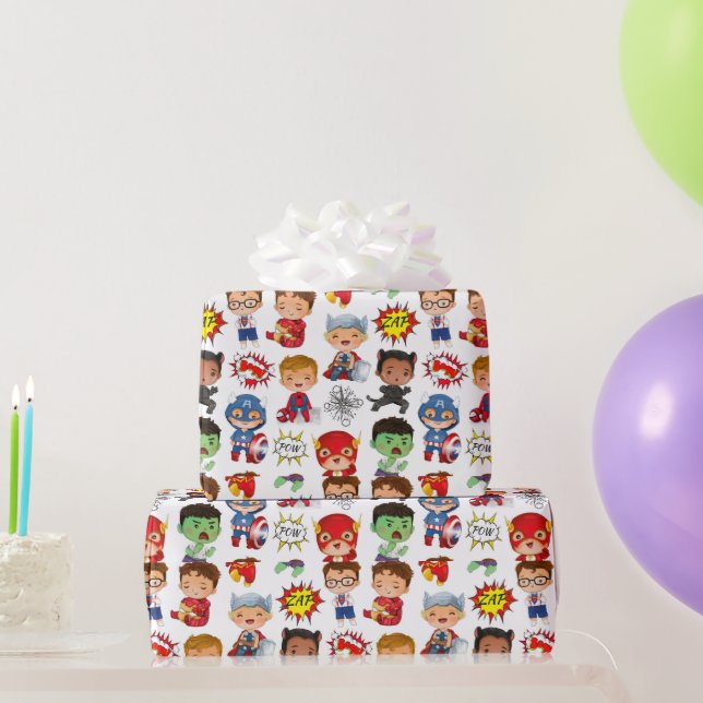 Papier Cadeau Dessin Animé Enfants  (Cadeaux de fête)