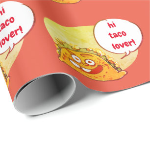 Papier Cadeau dessin animé taco