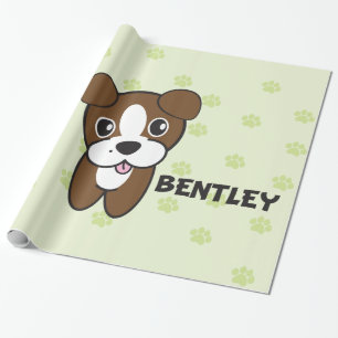 Papier Cadeau Dessins de chien Rockets™ - Bentley