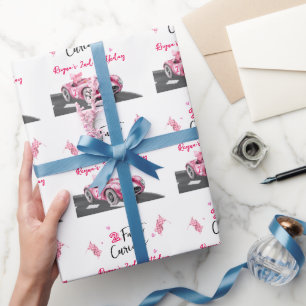 Papier Cadeau Deux Anniversaire Rapides Curieux 