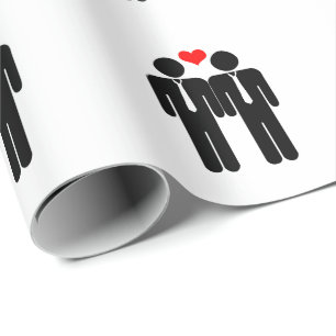 Papier Cadeau Deux Salles En Mariage Cravate