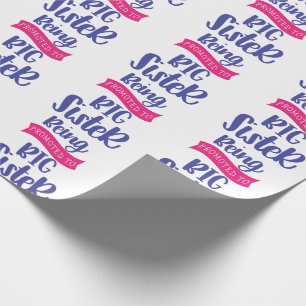 Papier Cadeau Devenue Grande Soeur