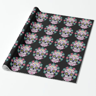 Papier Cadeau Dia de los Muertos