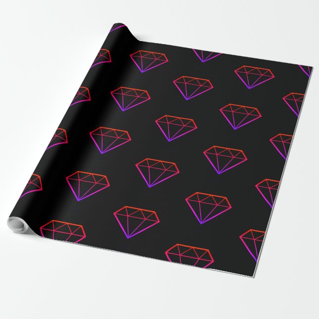 Papier Cadeau Diamant éternel (Déroulé)