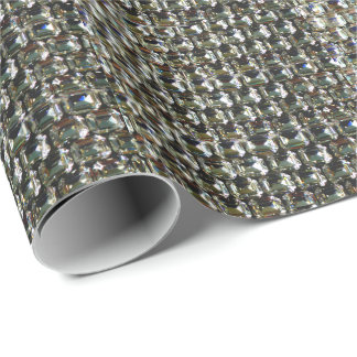 Papier Cadeau Diamants, motif de bijoux en pierres précieuses
