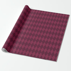 Papier Cadeau Diamants rouges de Bourgogne vintage