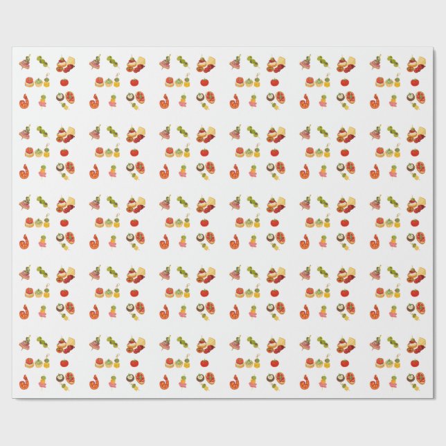 Papier Cadeau Diffusion de tapas espagnoles (Plat)