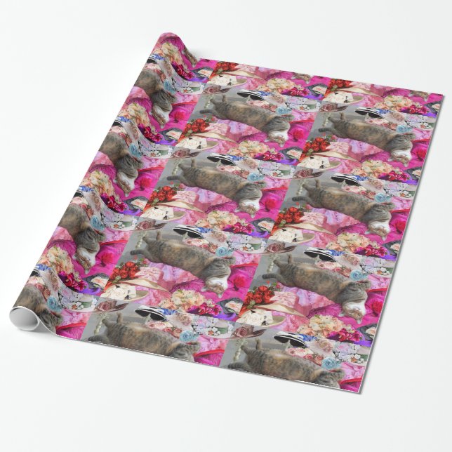 Papier Cadeau Dilemme de Princess Tatus Cat (Déroulé)