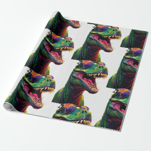 Papier Cadeau Dinosaur T Rex Jurassique Cool