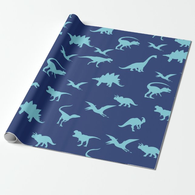 Papier Cadeau Dinosaures (Déroulé)