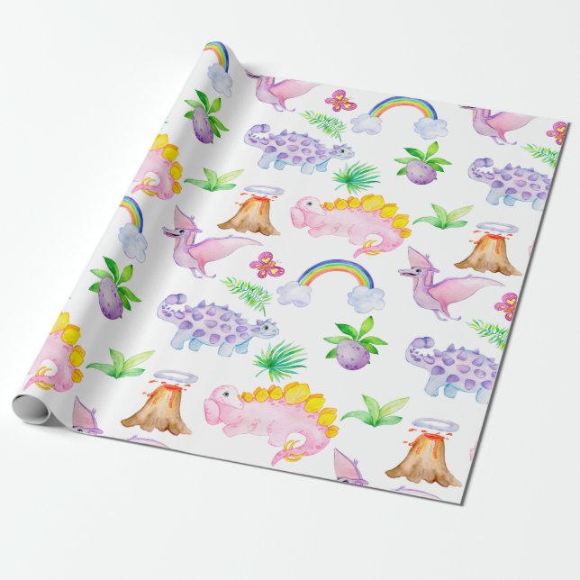PAPIER CADEAU DINOSAURS CUITS (Déroulé)