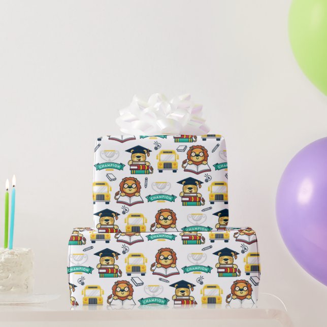 Papier Cadeau Diplôme d'études pour enfants (Cadeaux de fête)