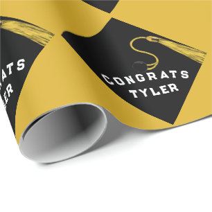 Papier Cadeau Diplôme d'or cadeau