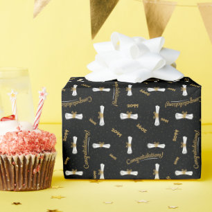 Papier Cadeau Diplôme Félicitations Année de promotion de la pro