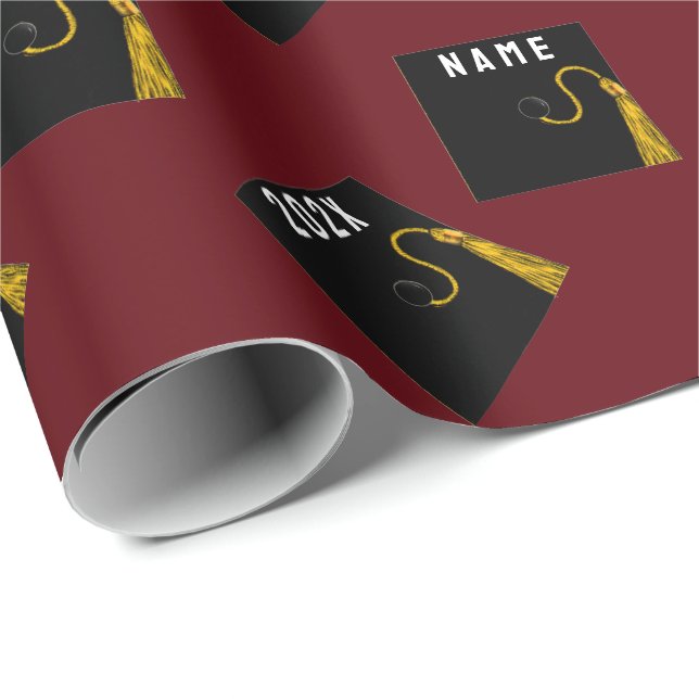 Papier Cadeau Diplôme personnalisé 2023 Cadeau (Coin rond)