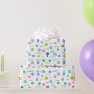 Papier Cadeau Discours de Pickleball amusant