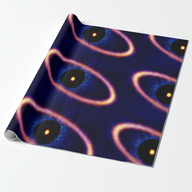 Papier Cadeau Disque de débris du système stellaire de Fomalhaut (Déroulé)