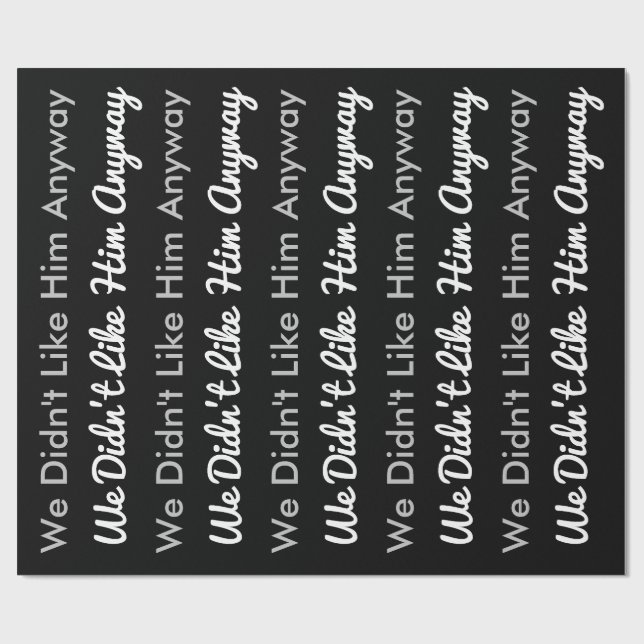 Papier Cadeau Divorce (Plat)