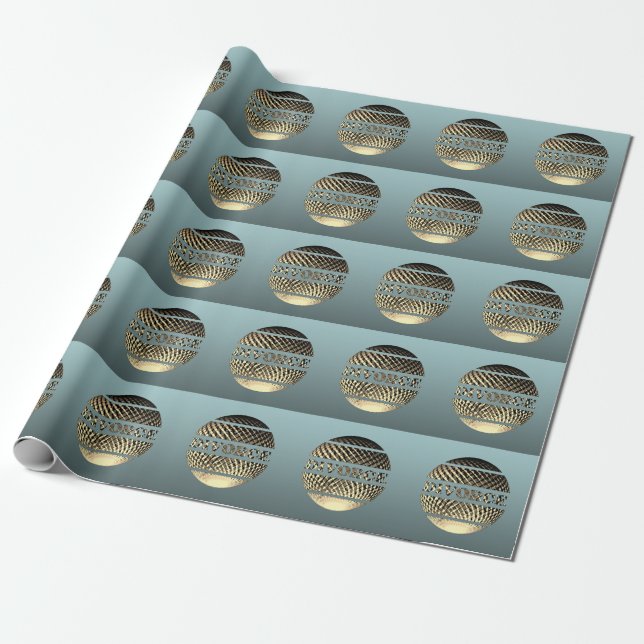 Papier Cadeau Divorce partie or platine (Déroulé)