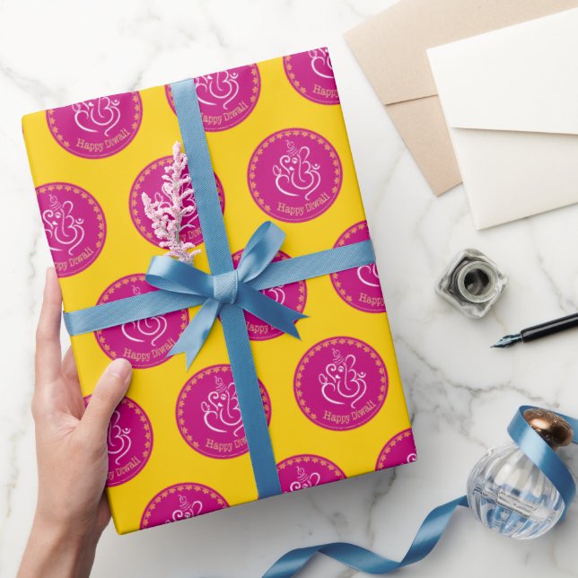 Papier cadeau Diwali Ganesh (Cadeaux)