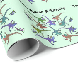 Papier Cadeau Dix seigneurs A Leaping