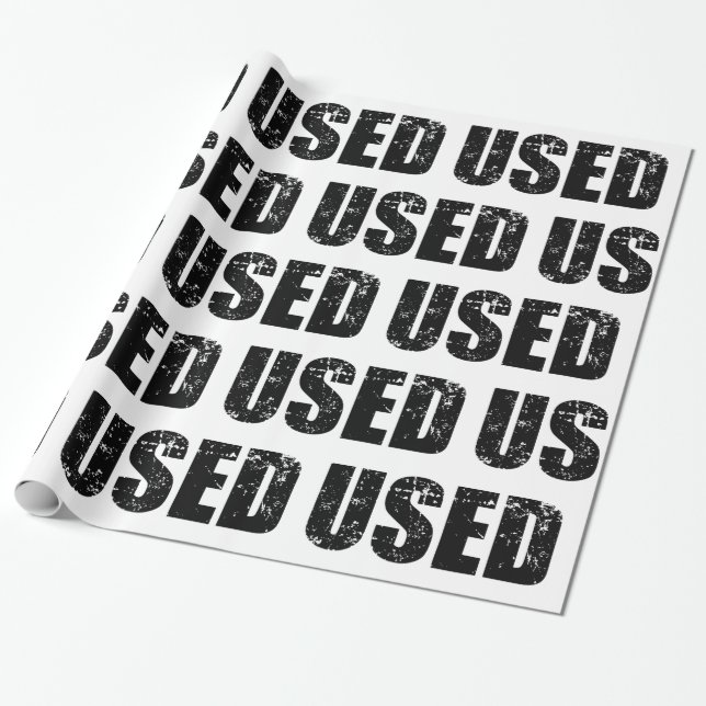 PAPIER CADEAU D'OCCASION (Déroulé)