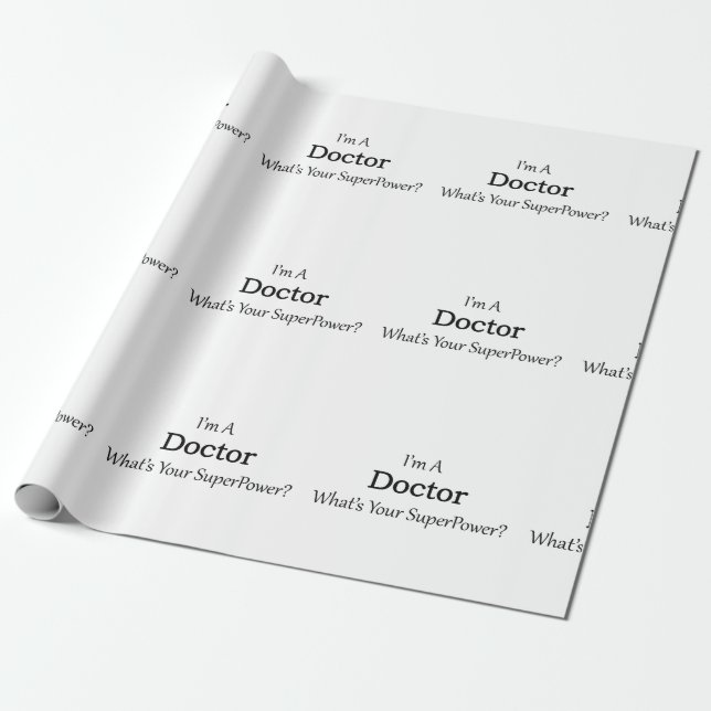 Papier Cadeau Docteur (Déroulé)