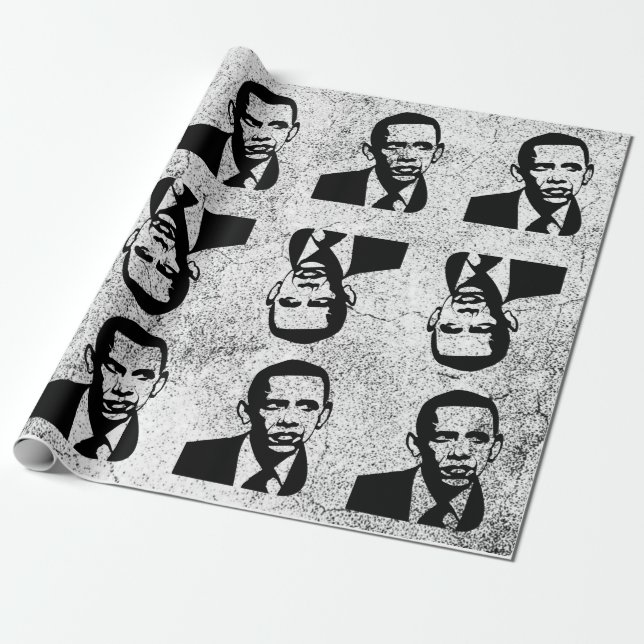 Papier Cadeau Document d'Obama (Déroulé)