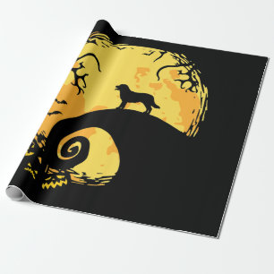 Papier Cadeau Dog Lover Labrador Full Moon Spooky