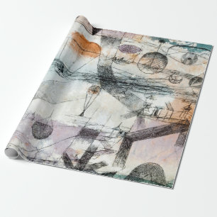 Papier Cadeau Domaine d'Air Paul Klee Expressionniste Abstrait