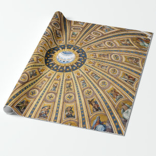 Papier Cadeau Dôme de la Basilique Saint-Pierre - Vatican, Rome,