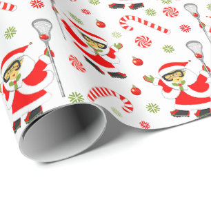 Papier Cadeau Don Filles Lacrosse