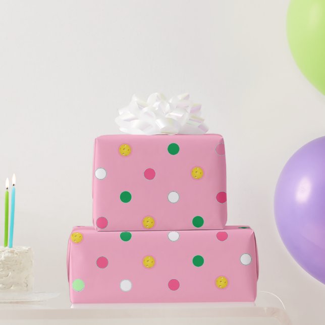 Papier Cadeau Don Pickleball (Cadeaux de fête)