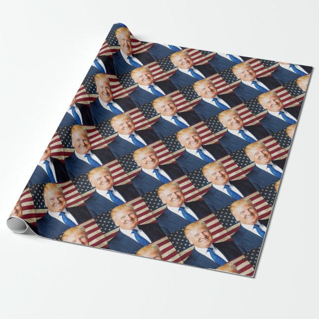 Papier Cadeau Donald Trump (Déroulé)