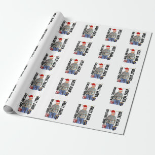 PAPIER CADEAU DONALD TRUMP 2022 JOURNAL D'ÉTIQUETAGE DE NOËL