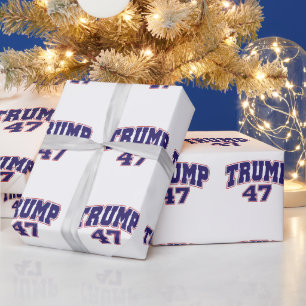 Papier Cadeau Donald Trump 47