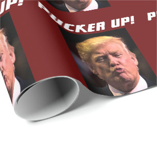 PAPIER CADEAU DONALD TRUMP KISS TOUS LES OUTILS D'OCCASION PAPIE