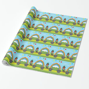Papier Cadeau donald trump leprechaun